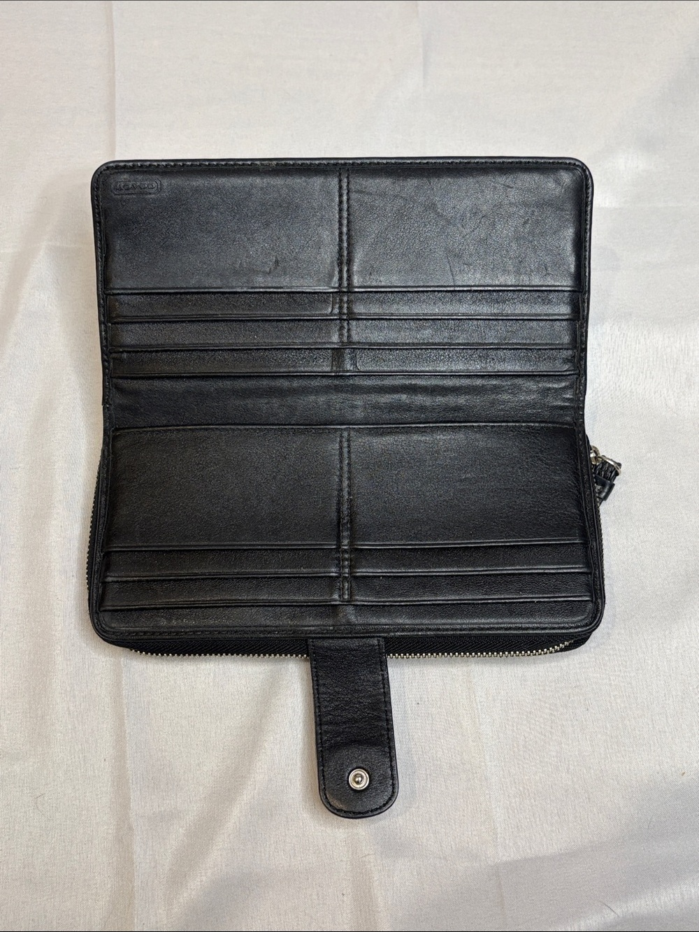 Coach Black Wallet with Sparkle Accent - Picture 3 of 4